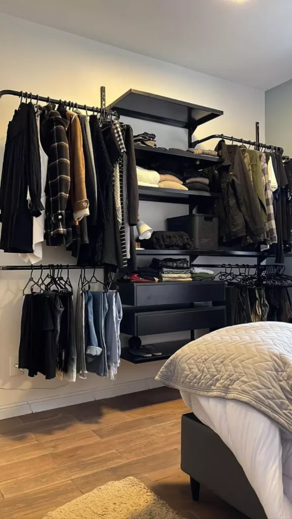 Closet Elite Space modular metálico premium com design moderno